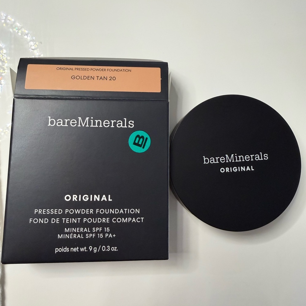 bareMinerals Original Pressed Powder Foundation - Golden Tan 20 - Picture 2 of 2